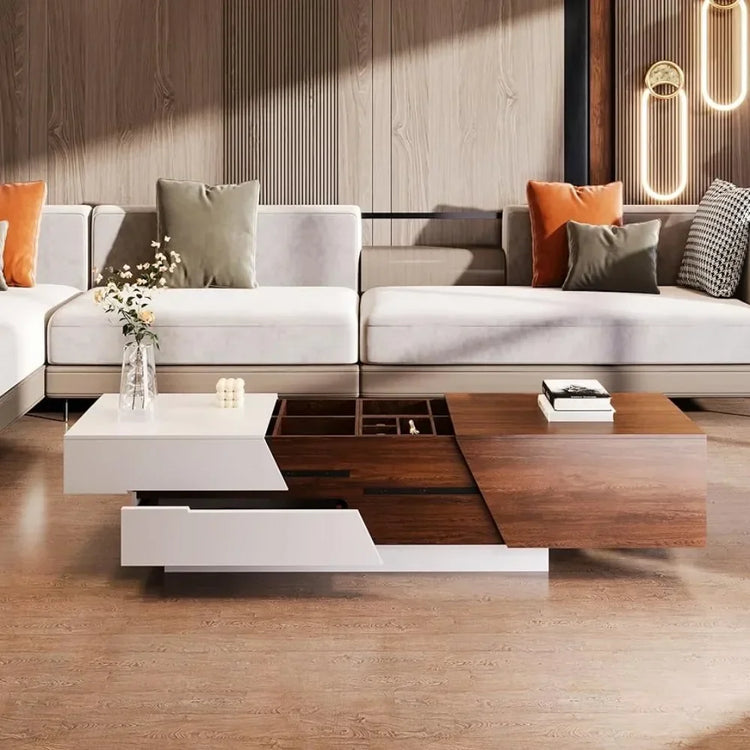 Sofa with removable ottoman 