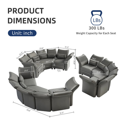 Large Modular 9 seater Sofa set