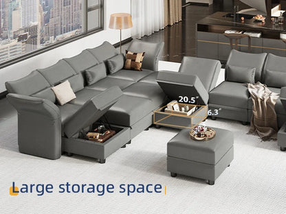 Large Modular 9 seater Sofa set