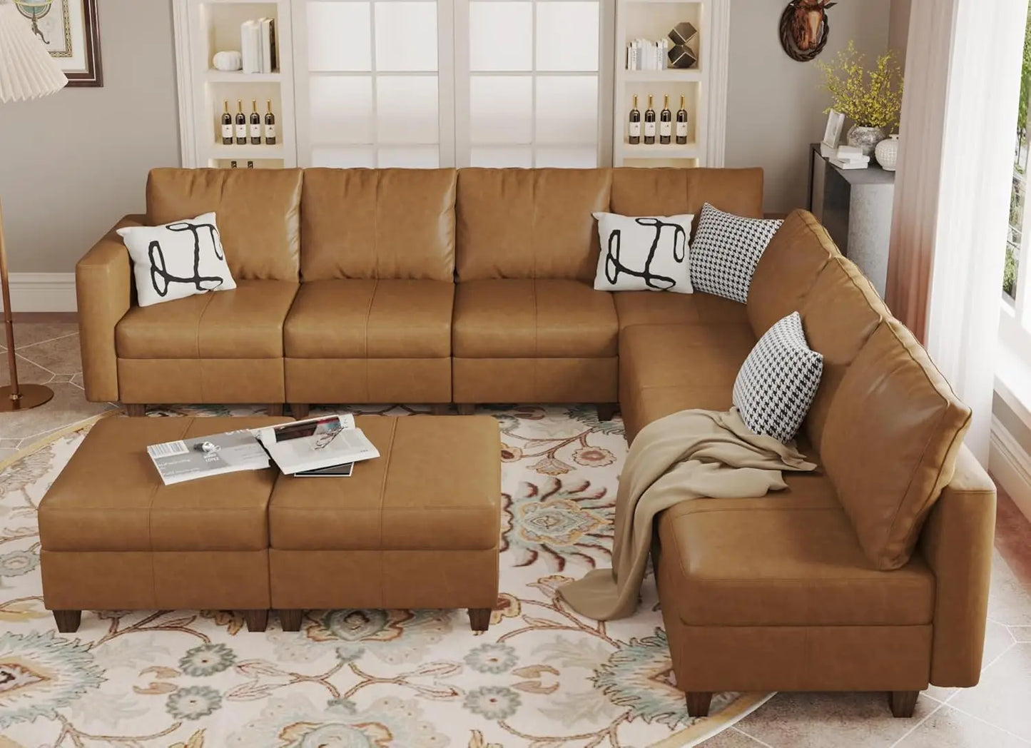 American Inspired Sectional Sofa Set