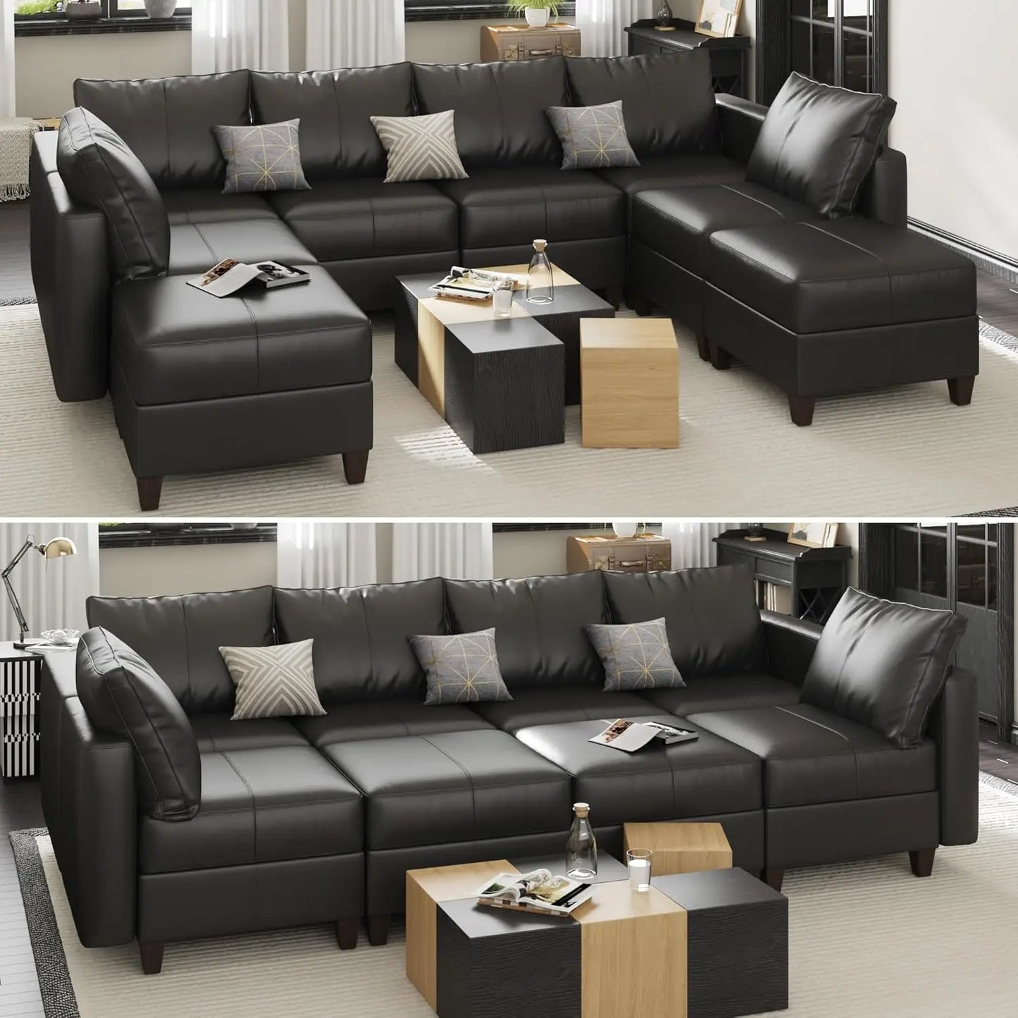 American Inspired Sectional Sofa Set