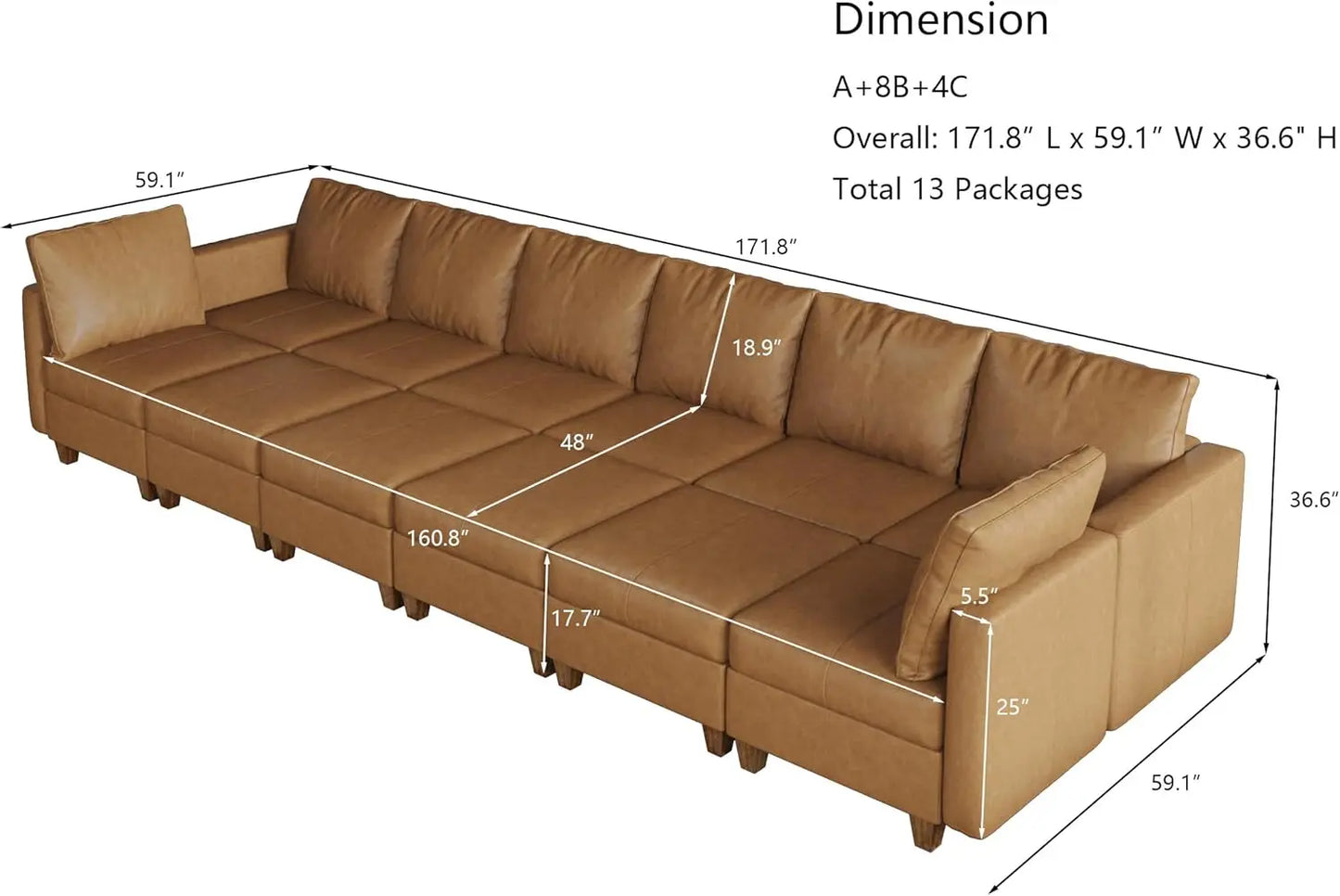 American Inspired Sectional Sofa Set