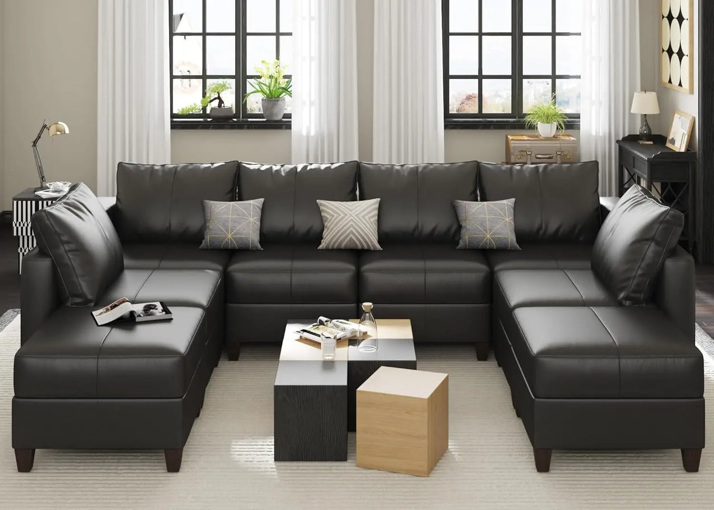 American Inspired Sectional Sofa Set