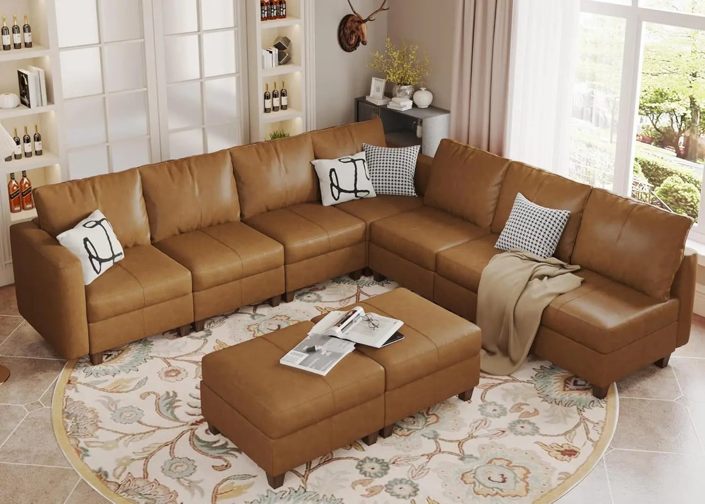 American Inspired Sectional Sofa Set