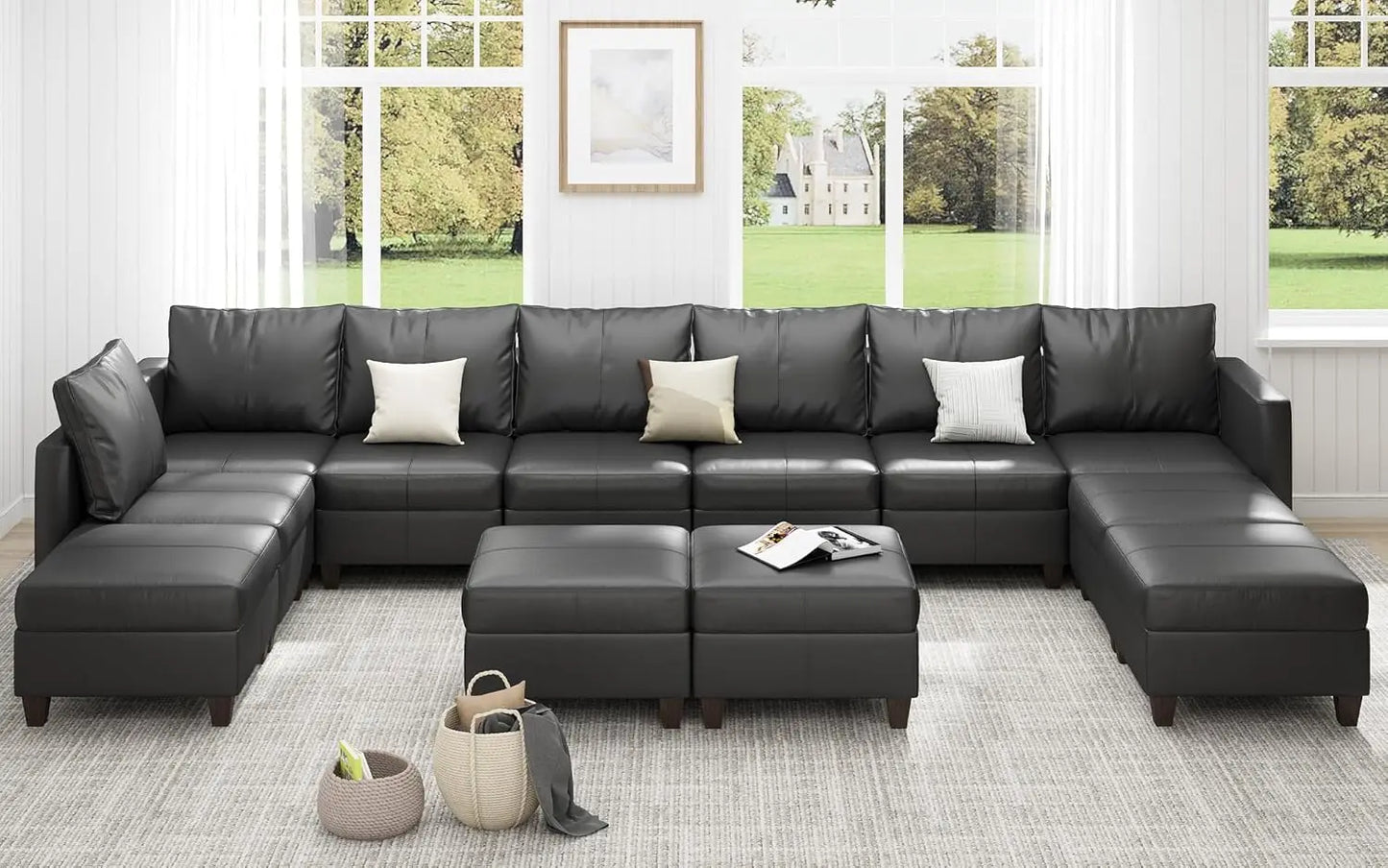 American Inspired Sectional Sofa Set