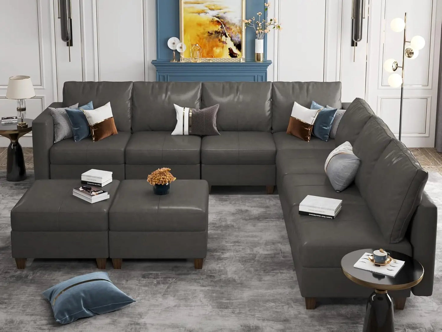 American Inspired Sectional Sofa Set