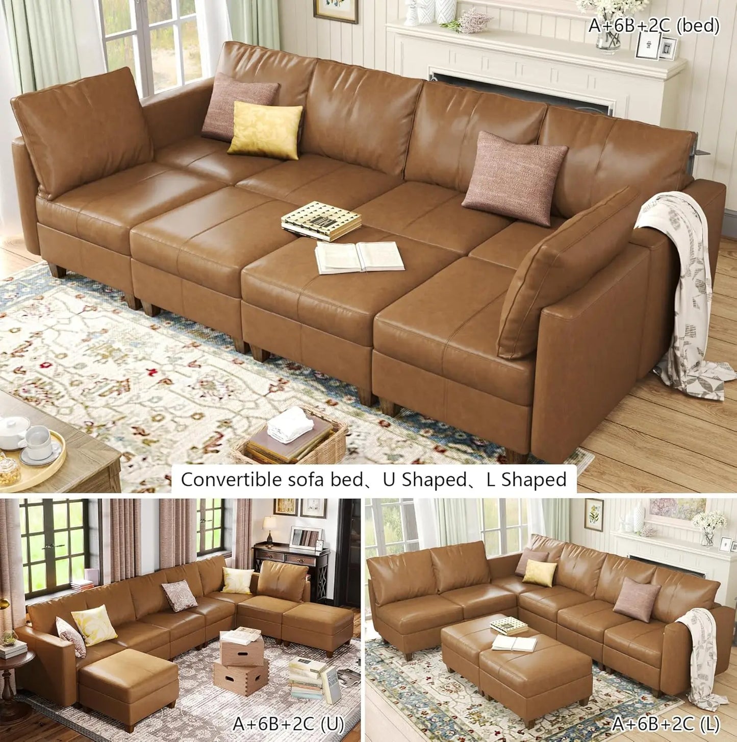 American Inspired Sectional Sofa Set