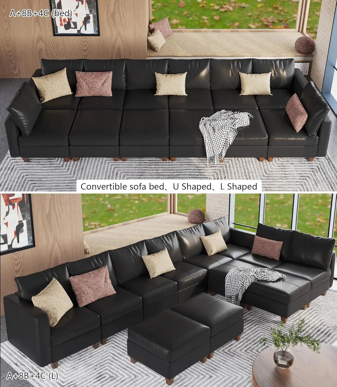 American Inspired Sectional Sofa Set