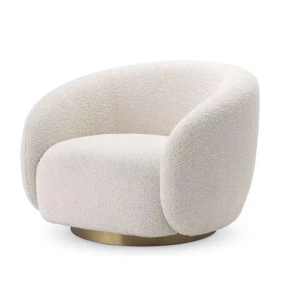 Scandinavian style, lamb wool, Arc Sofa Single