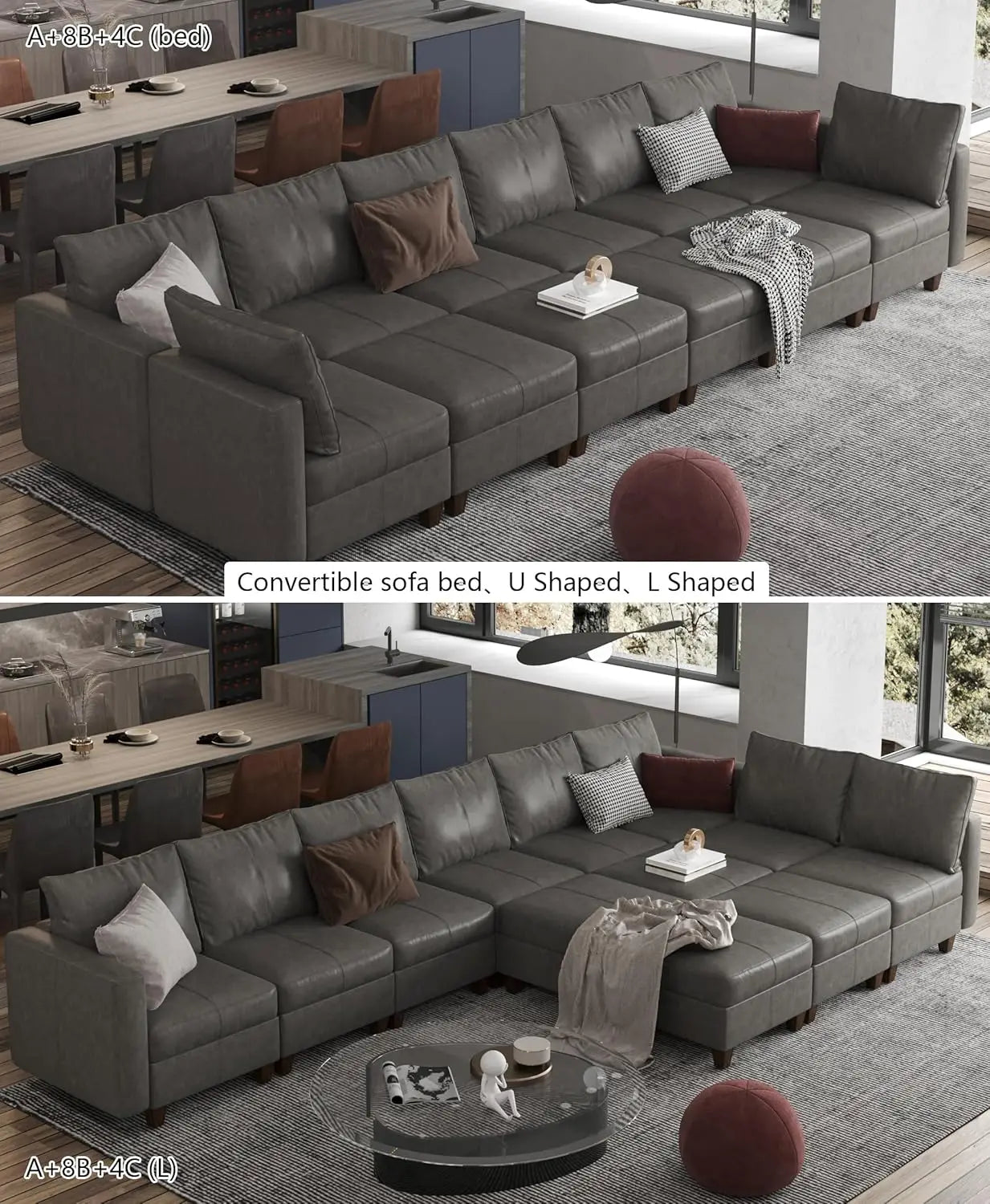 American Inspired Sectional Sofa Set