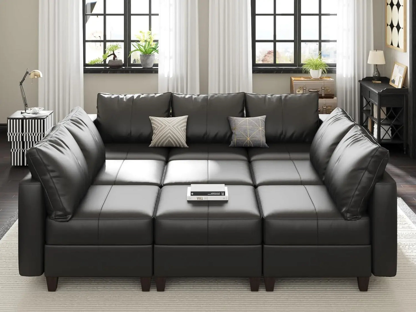 American Inspired Sectional Sofa Set