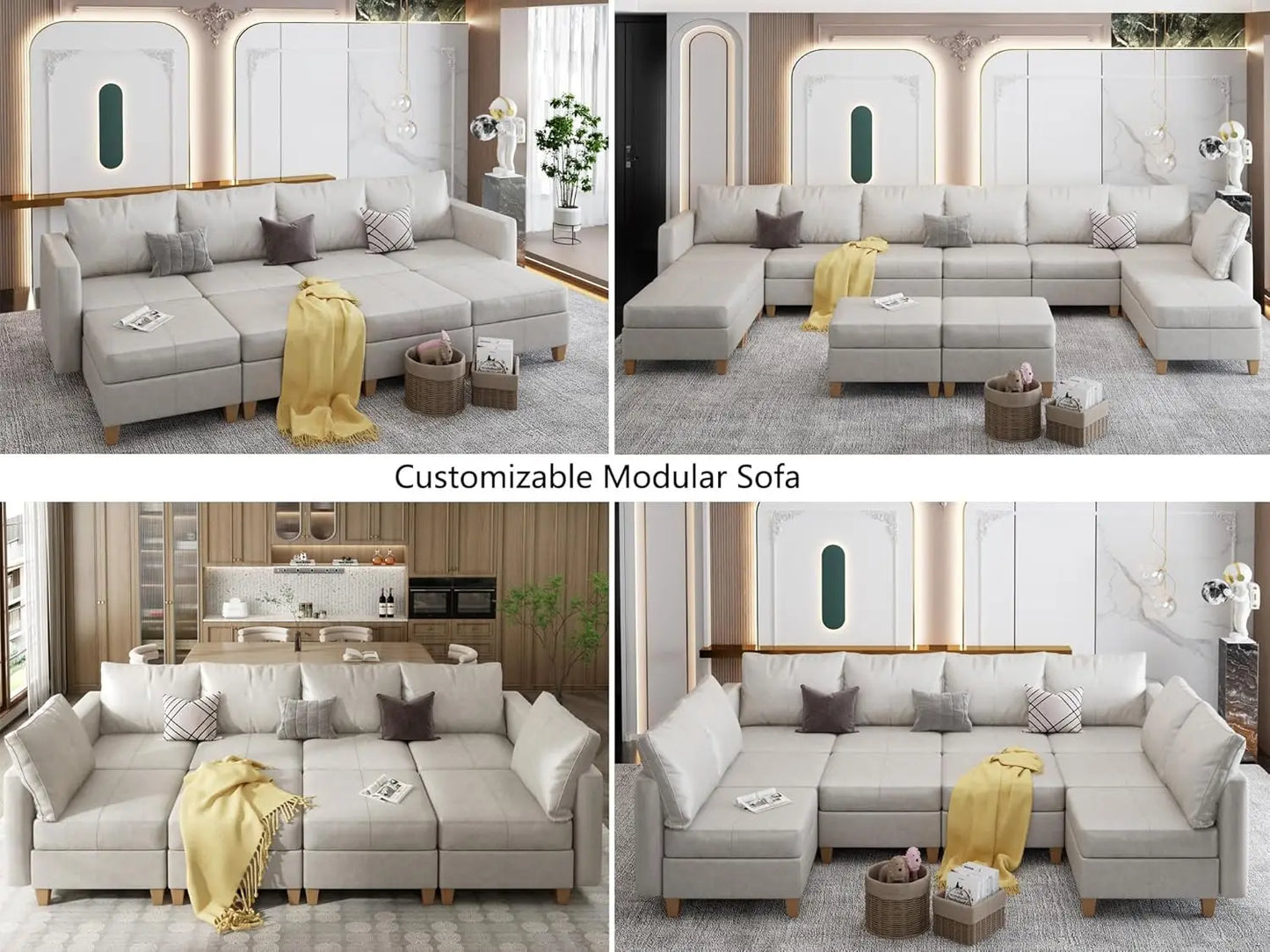 American Inspired Sectional Sofa Set