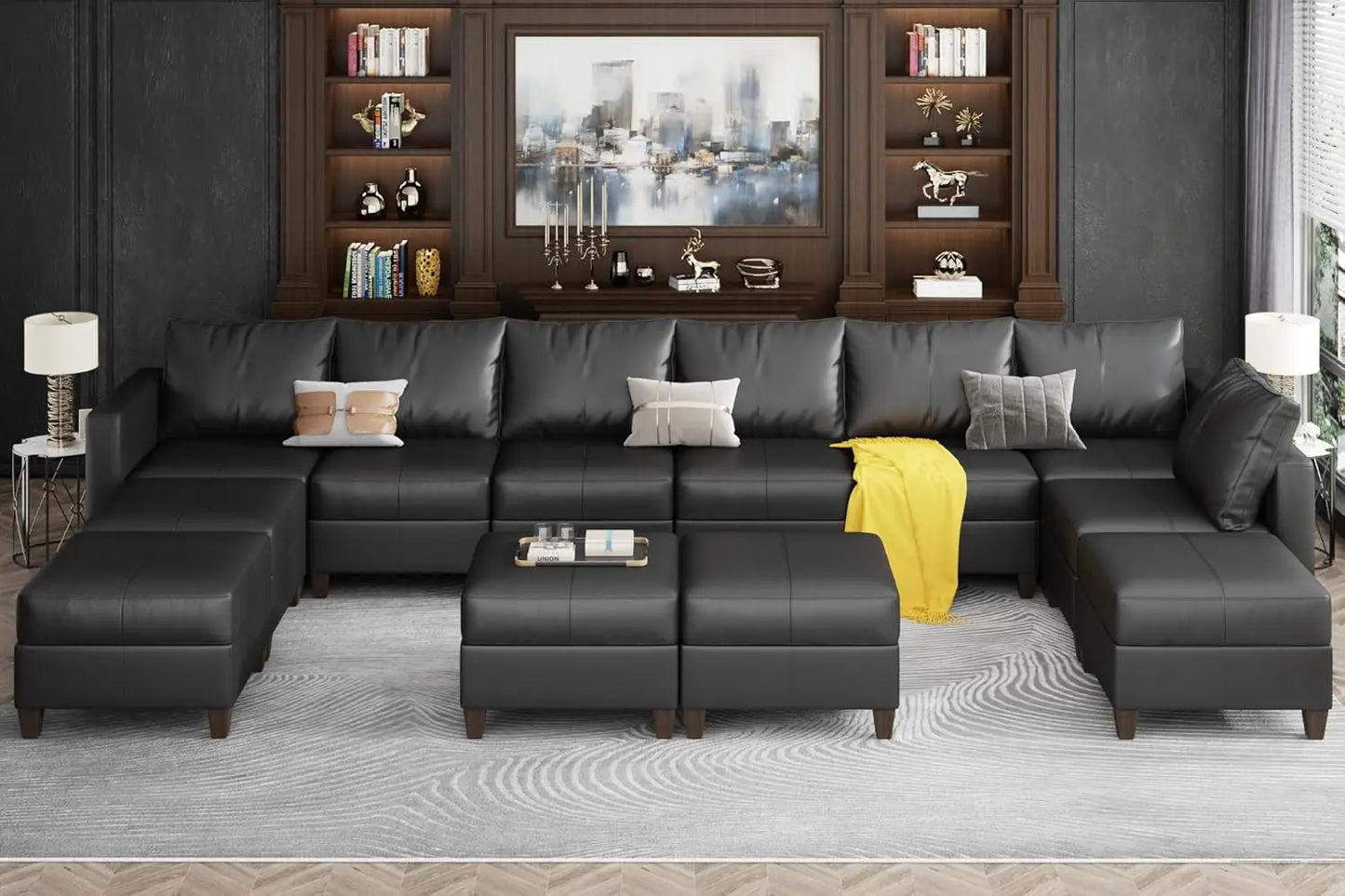 American Inspired Sectional Sofa Set