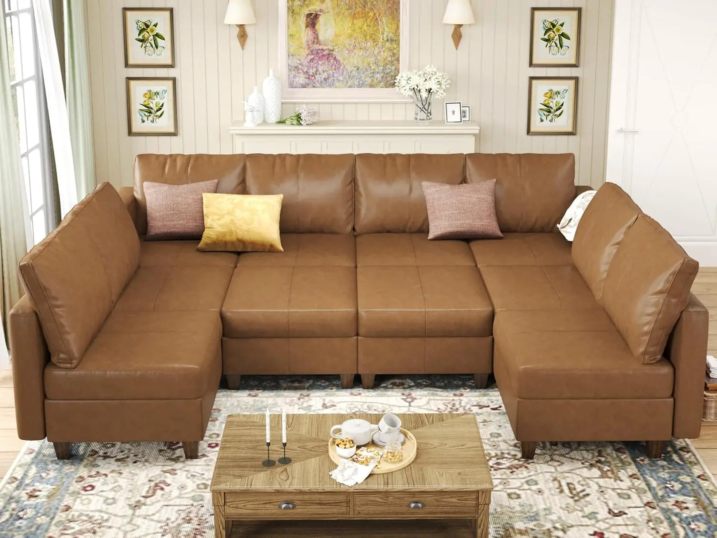 American Inspired Sectional Sofa Set