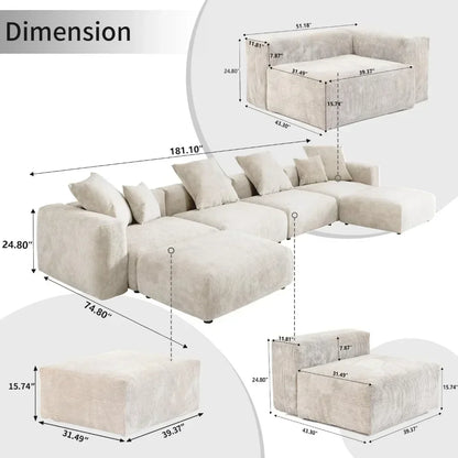 European On Ground Lux Sofa