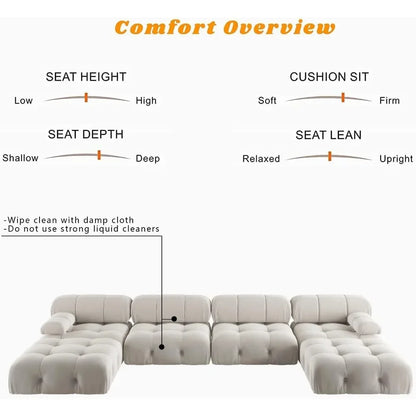 Nordic Cloud Full Sofa