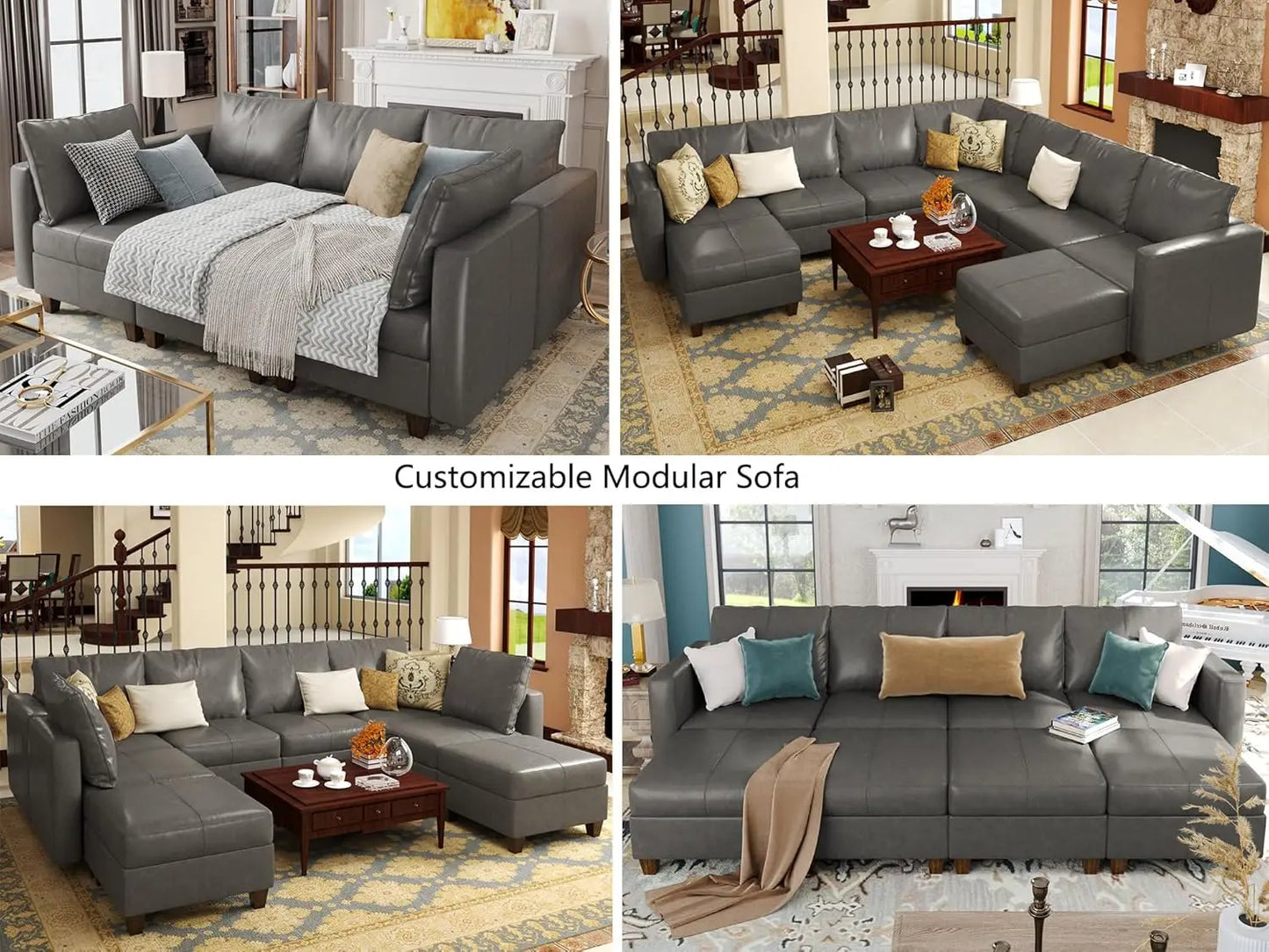 American Inspired Sectional Sofa Set