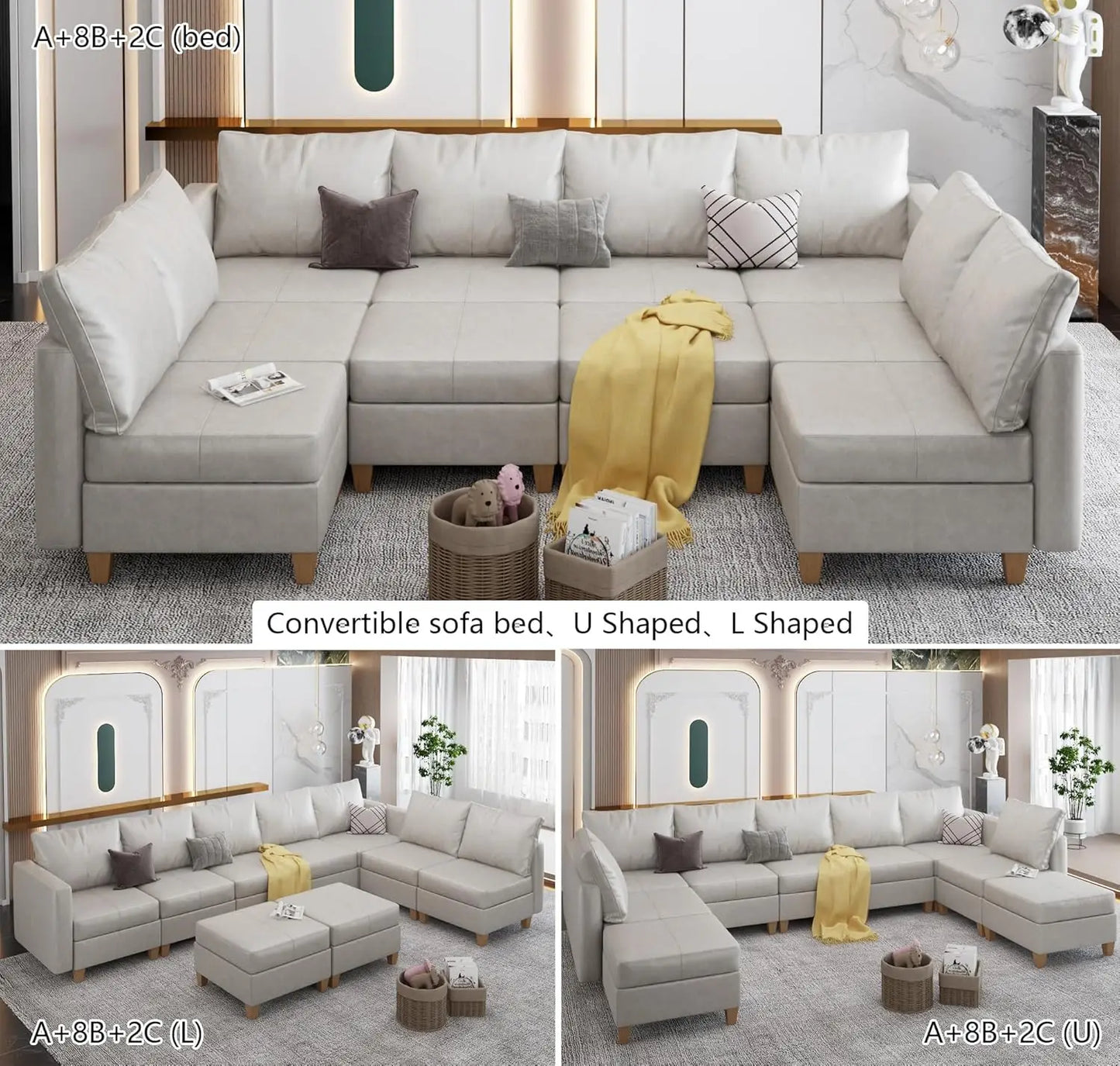 American Inspired Sectional Sofa Set