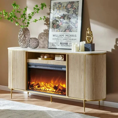 Nordic Fireplace Tv unit