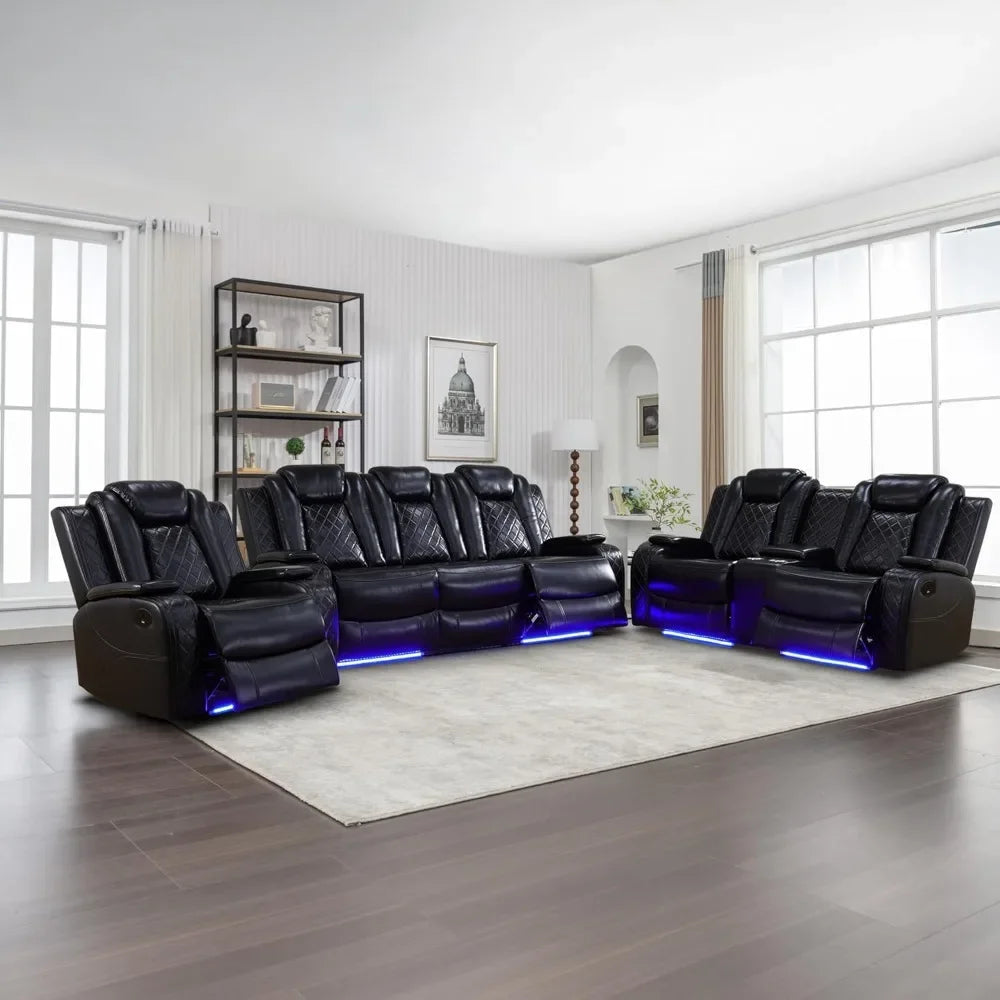 Leather Furniture Sets and Singles.